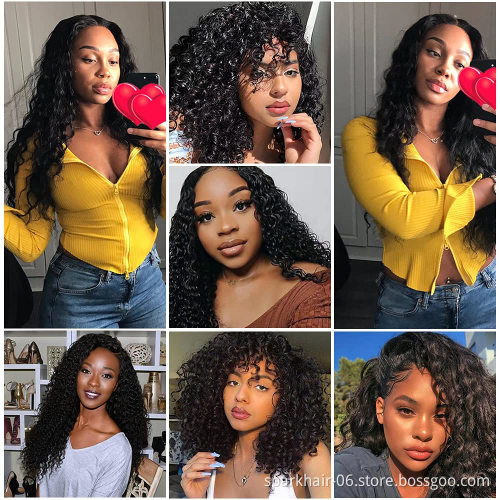150% 180% Density HD Full Lace Human Hair Wigs For Black Women,Wholesale Brazilian Virgin Hair Transparent Lace Front Wig